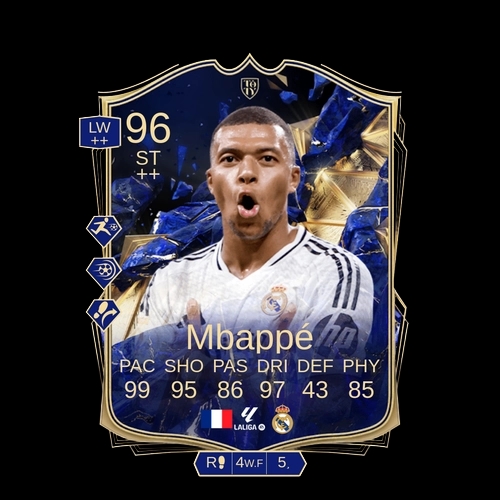 Mbappe ST TOTY 96