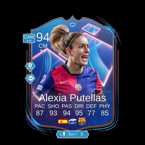 Alexia Putellas Segura UWCL Dreamchasers CM 94 rated
