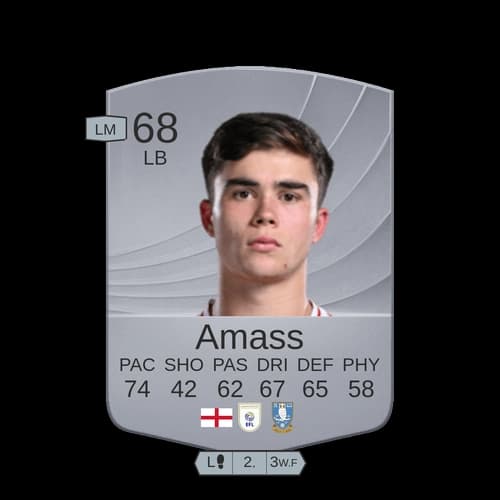 Harry Amass عادي LB 68 rated