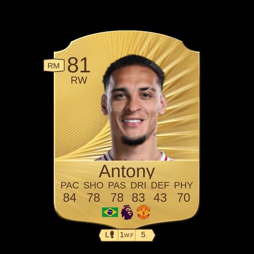 Antony Matheus dos Santos نادر RW 81 rated