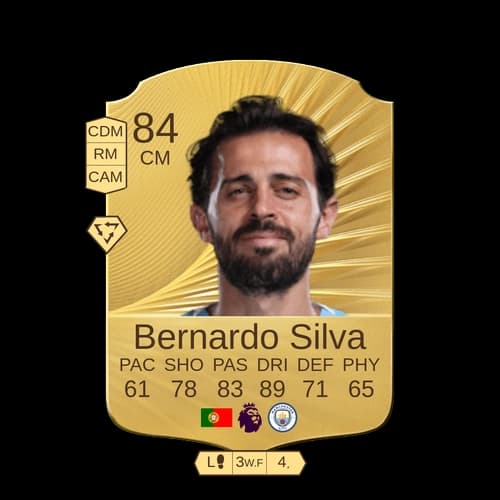 برناردو مويا كارفايو إي سيلفا نادر CM 84 rated