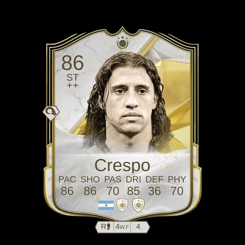 Hernán Crespo Icon ST 86 rated