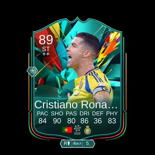 C. Ronaldo dos Santos Aveiro Total Rush ST 89 rated