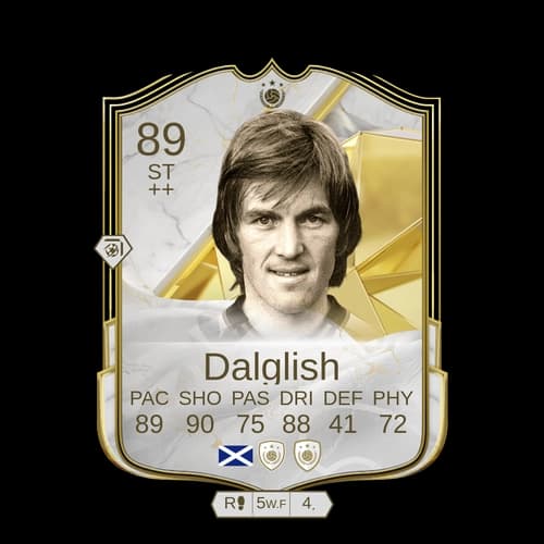 Kenny Dalglish Icon ST 89 rated