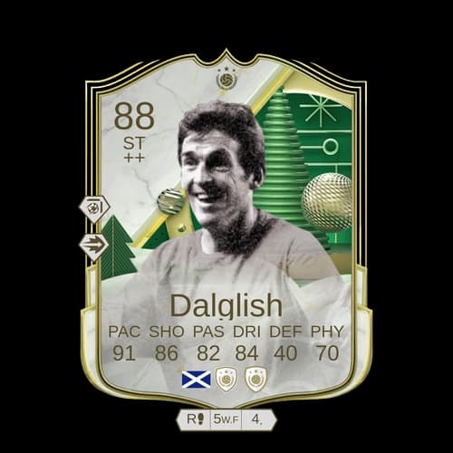 Kenny Dalglish Winter Wildcards ICON ST 88 rated