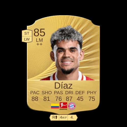 Luis Díaz Rare LM 85 rated