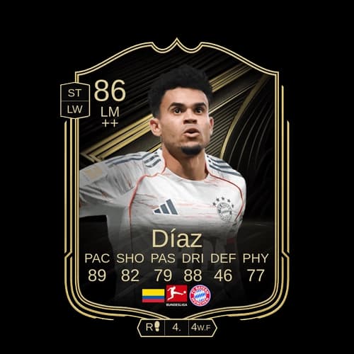 Diaz LM Team of the Week 86