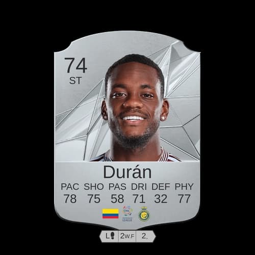 Jhon Durán Rare ST 74 rated