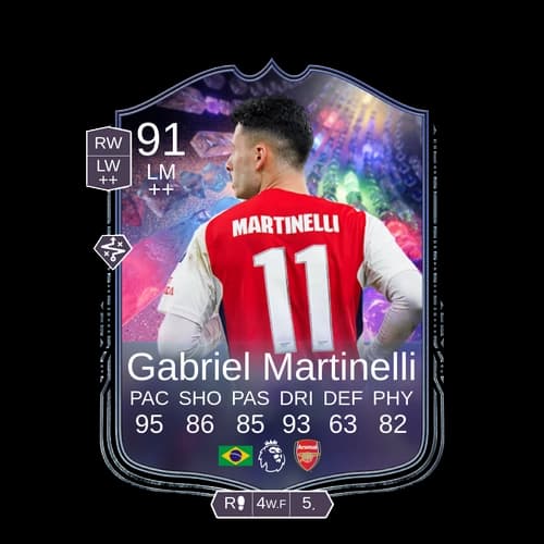 Gabriel Martinelli LM NumeroFUT 91