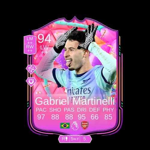 Gabriel Teodoro Martinelli Silva FUT Birthday LW 94 rated