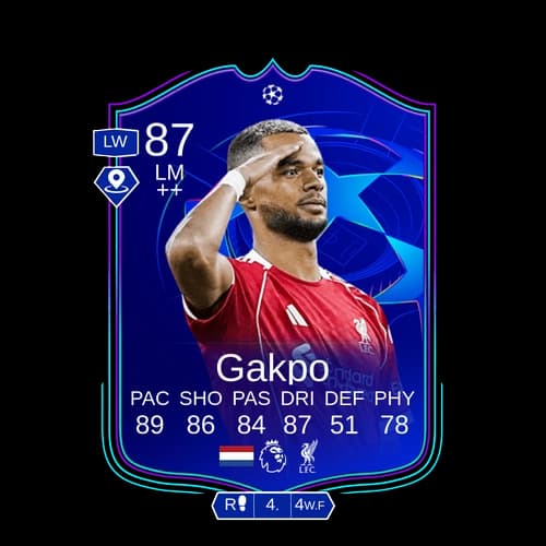 Cody Gakpo UCL Road to the Knockouts LM 87 rated