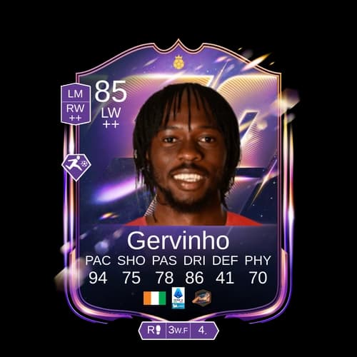 Gervinho LW أبطال 85