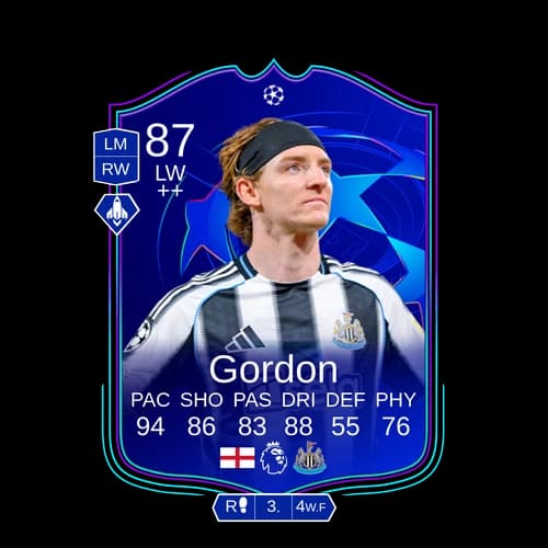 Anthony Gordon UCL Road to the Knockouts LW 87 rated