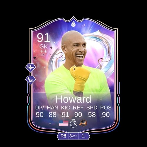 Tim Howard Fantasy FC Hero GK 91 rated