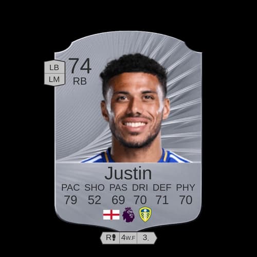 جاستن جايمس نادر RB 74 rated