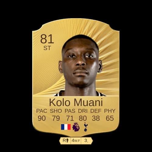Randal Kolo Muani Rare ST 81 rated