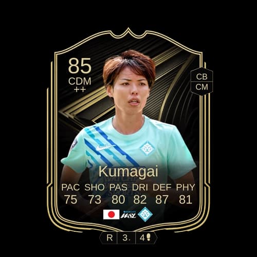 Saki Kumagai فريق الأسبوع CDM 85 rated