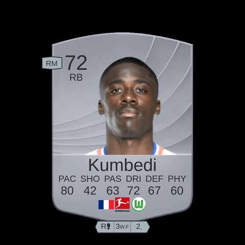 Saël Kumbedi Common RB 72 rated