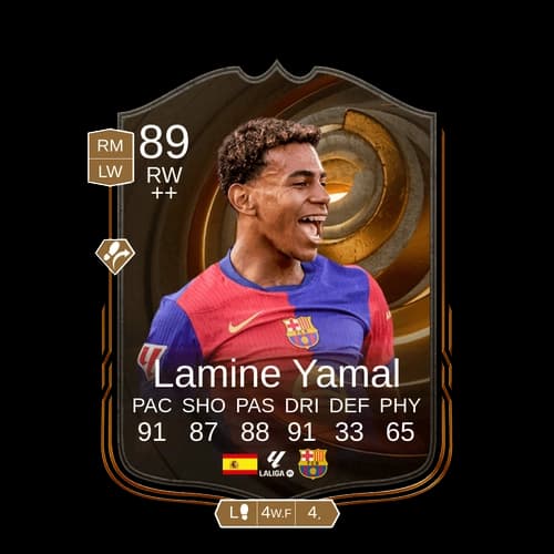 Lamine Yamal Ultimate Succession RW 89 rated