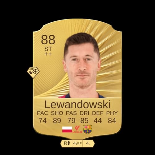 روبرت ليفاندوفسكي نادر ST 88 rated