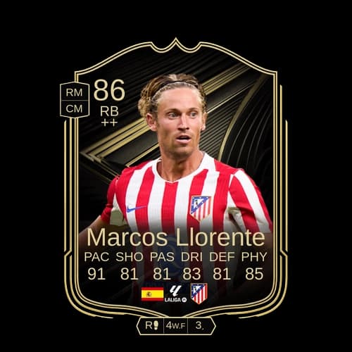 Marcos Llorente Moreno Team of the Week RB 86 rated