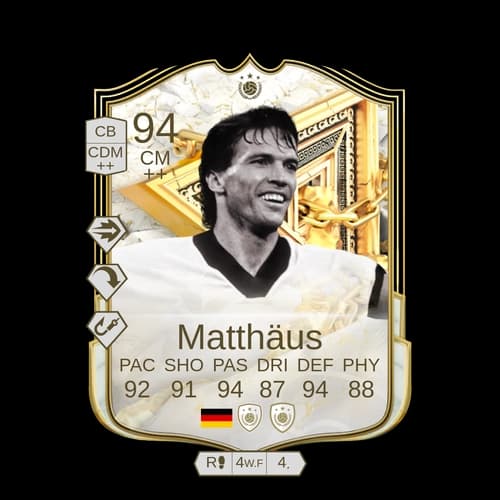 Lothar Matthäus FUT Immortals ICON CM 94 rated