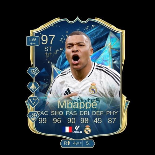 Kylian Mbappé TOTS ST 97 rated