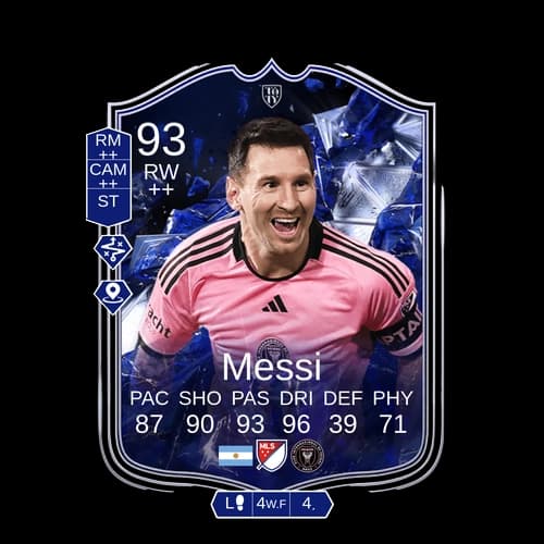 Lionel Messi TOTY Honourable Mentions RW 93 rated