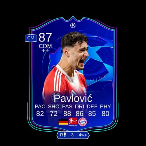 Pavlovic CDM UCL Road to the Knockouts 87