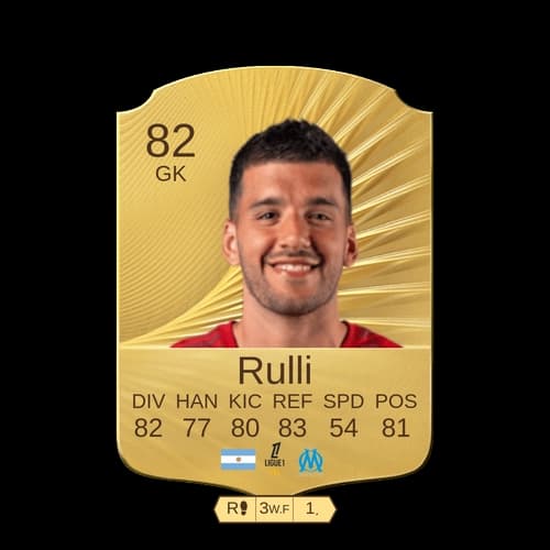 Gerónimo Rulli Rare GK 82 rated