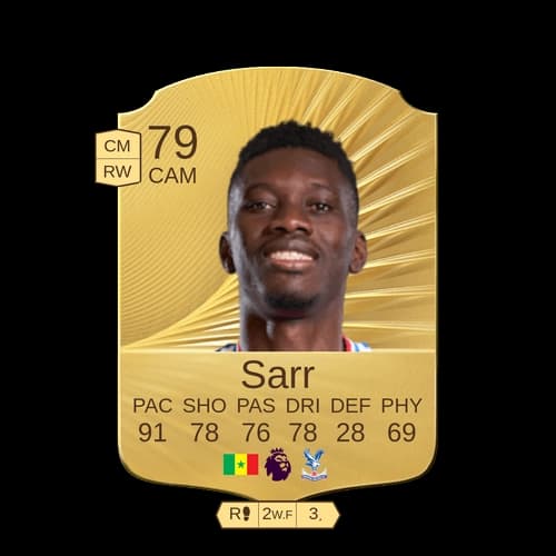 Ismaïla Sarr Rare CAM 79 rated