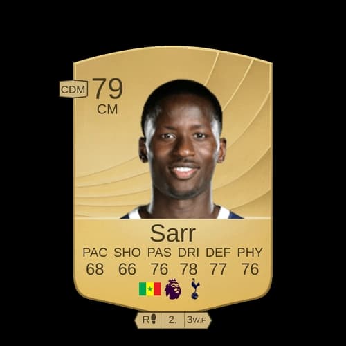 Sarr FC26 Common CM 79 rated