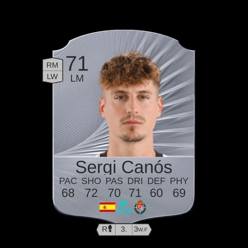 Sergi Canós Tenés نادر LM 71 rated