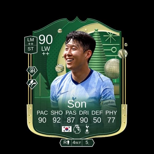 Heung Min Son Winter Wildcard LW 90 rated
