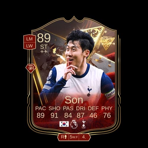 Heung Min Son Centurions ST 89 rated