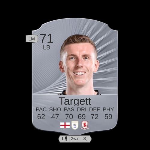 Matt Targett Rare LB 71 rated
