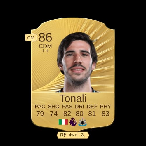 Sandro Tonali Rare CDM 86 rated