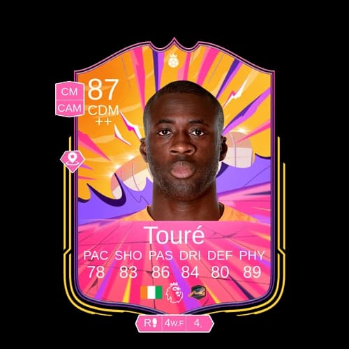 Yaya Touré UT Heroes CDM 87 rated