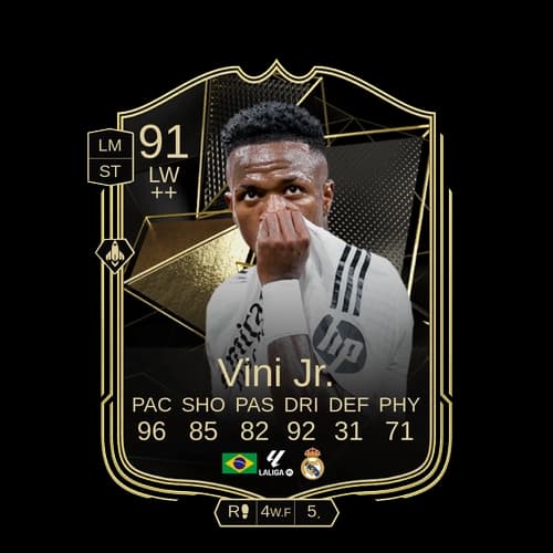 Vinícius José de Oliveira Júnior TOTW LW 91 rated