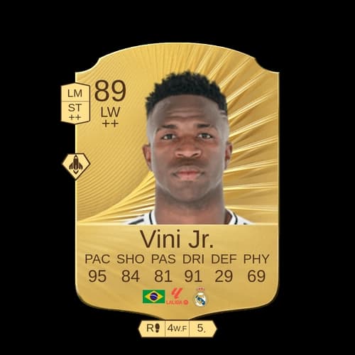 Vinícius José de Oliveira Júnior Rare LW 89 rated
