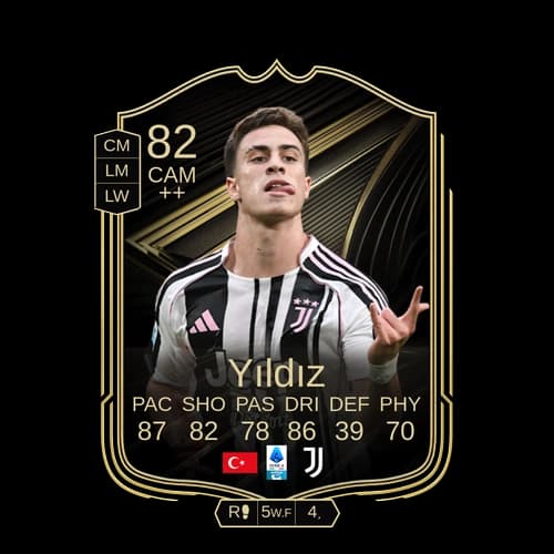 كينان يلدز فريق الأسبوع CAM 82 rated