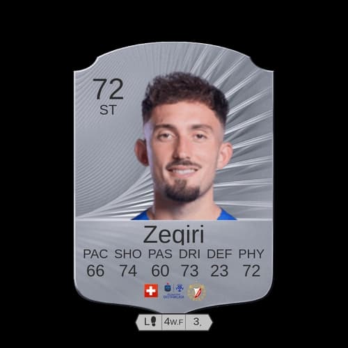 أندي زيكيري - ST 72 rated