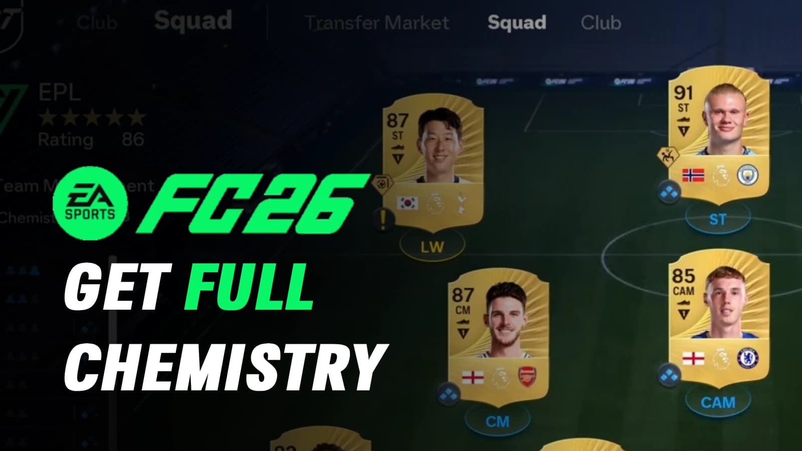 How to get 33 chemistry in FC 26