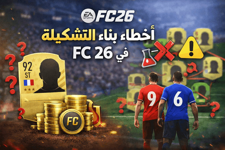 أخطاء بناء التشكيلة في FC 26