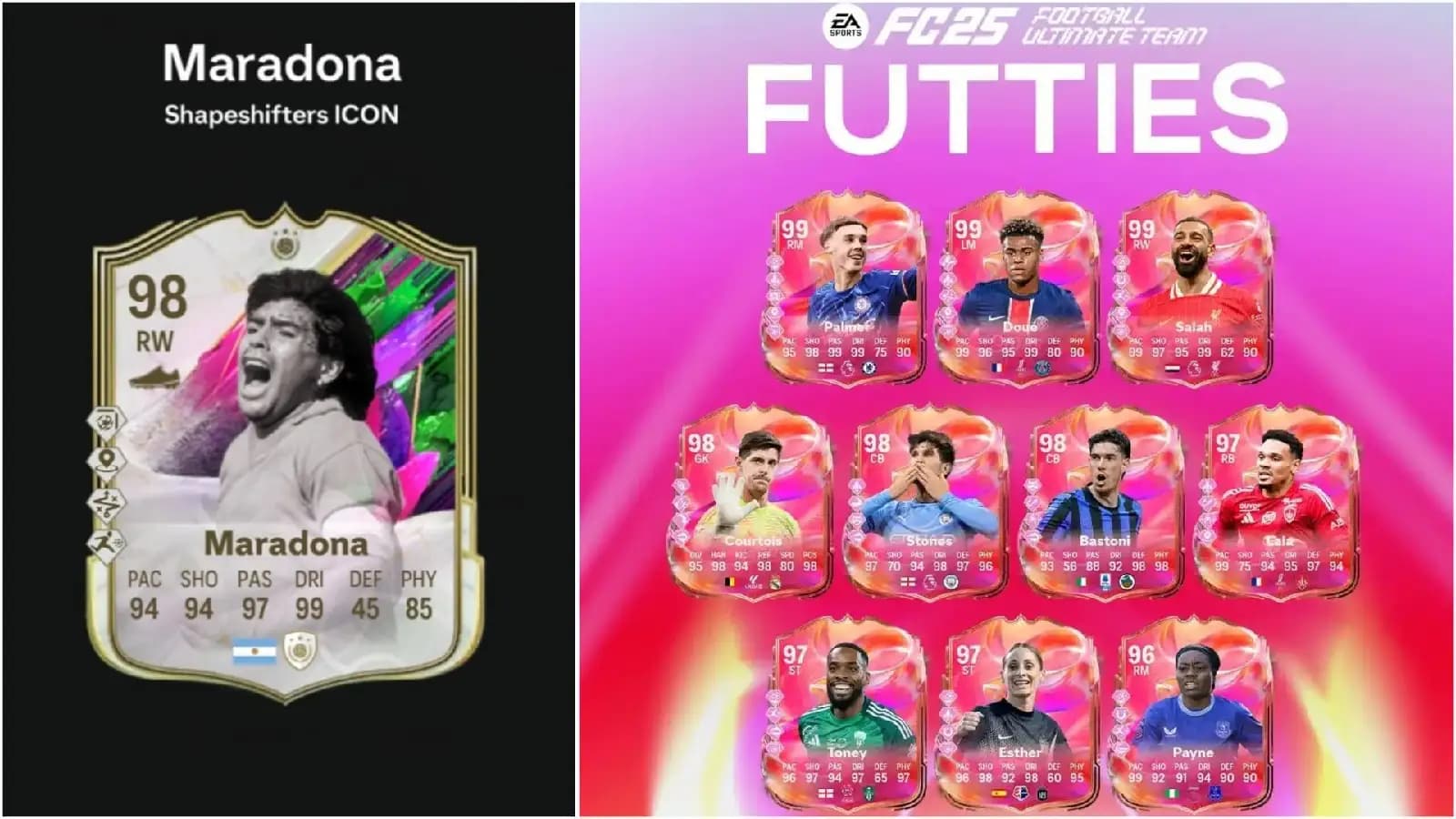 FC 25 SBC Cheapest Solutions for Shapeshifter Maradona