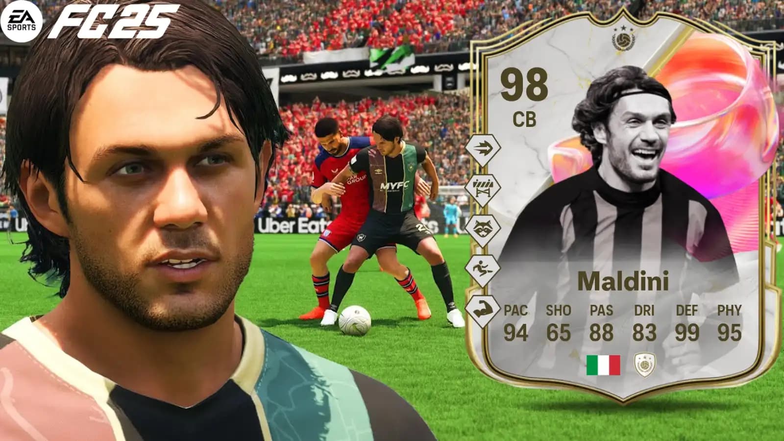 EA FC 25 Paolo Maldini Futties Icon Review and SBC Cheapest Solution