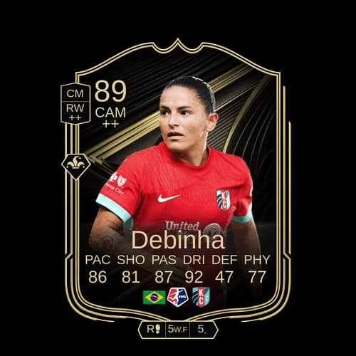 Debinha FC26 Team of the Week CAM 89 rated