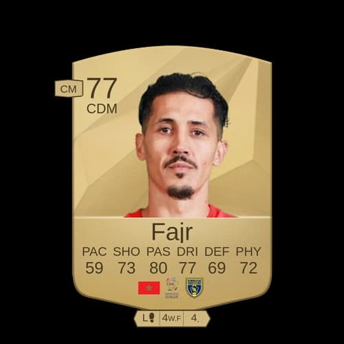 فيصل فجر FC25 عادي CDM 77 rated
