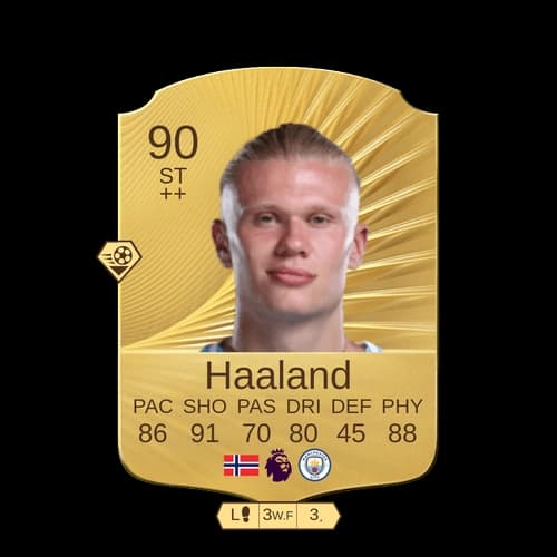 Haaland FC26 Rare ST 90 rated