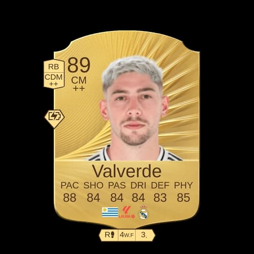 Valverde FC26 Rare CM 89 rated